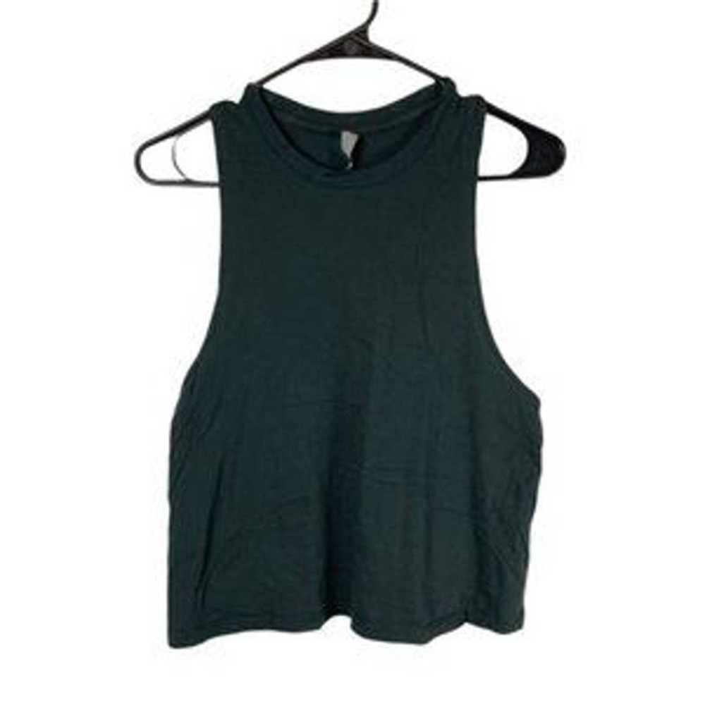 ALO Yoga Dark Green Muscle Tank Size Woman's XS